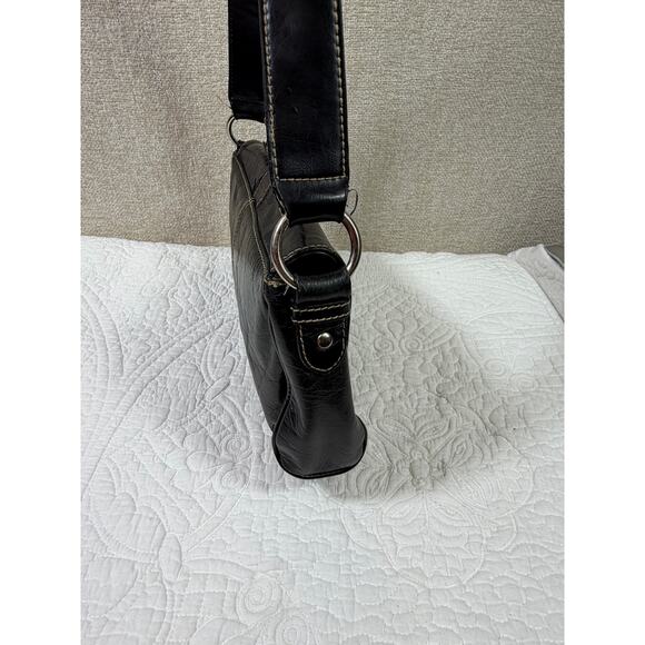Wilson’s Leather Women’s Black Genuine Leather Shoulder Strap Handbag Purse - Picture 9 of 12